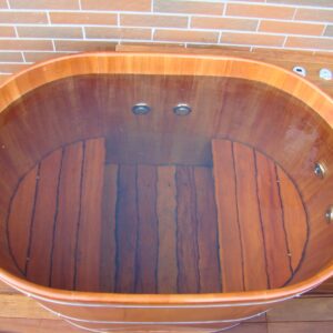 Ofurô Casal Oval (com bancos)